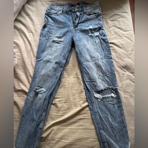 Aeropostale Blue Boyfriend Jeans Distressed Casual